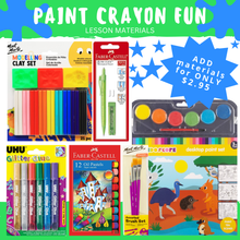Load image into Gallery viewer, Painting & Crayon Fun Lesson