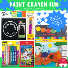 Load image into Gallery viewer, Painting &amp; Crayon Fun Online Lesson
