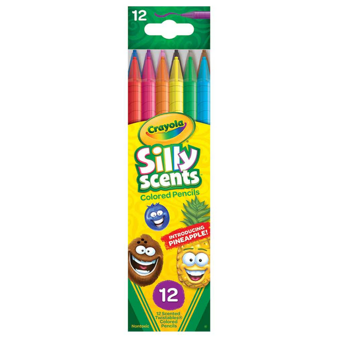 Crayola 12 Silly Scents Twistable Coloured Pencils