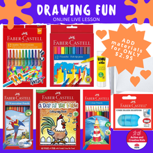 Load image into Gallery viewer, Drawing Fun Online Lesson
